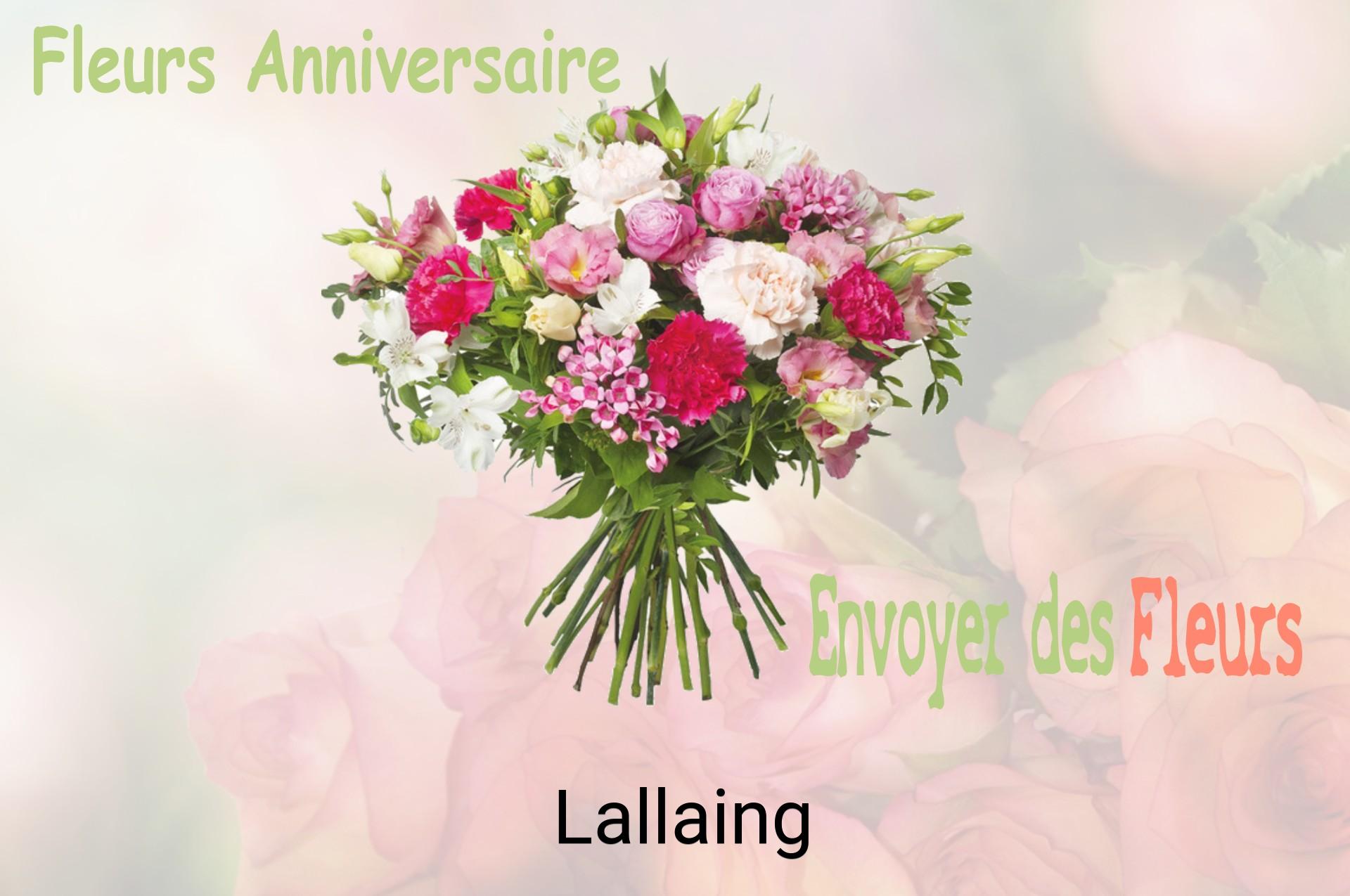 Bouquet de fleurs d’anniversaire livré à Lallaing